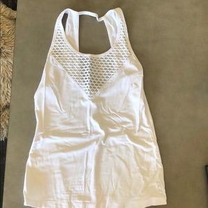 Lorna Jane White workout tank